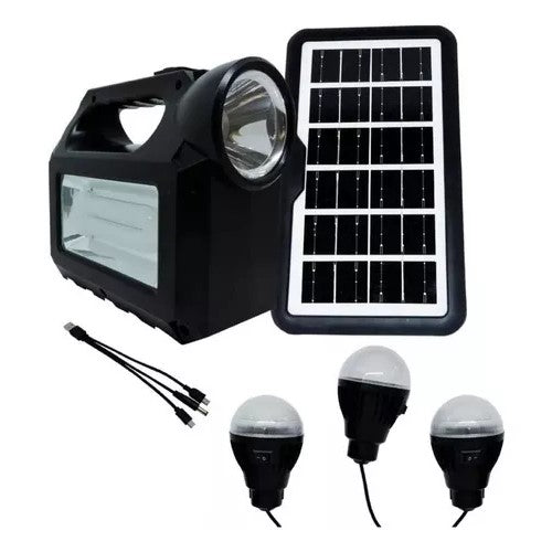 Kit panel lampara solar